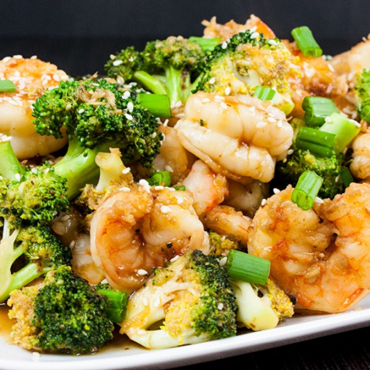Shrimp Broccoli Lunch